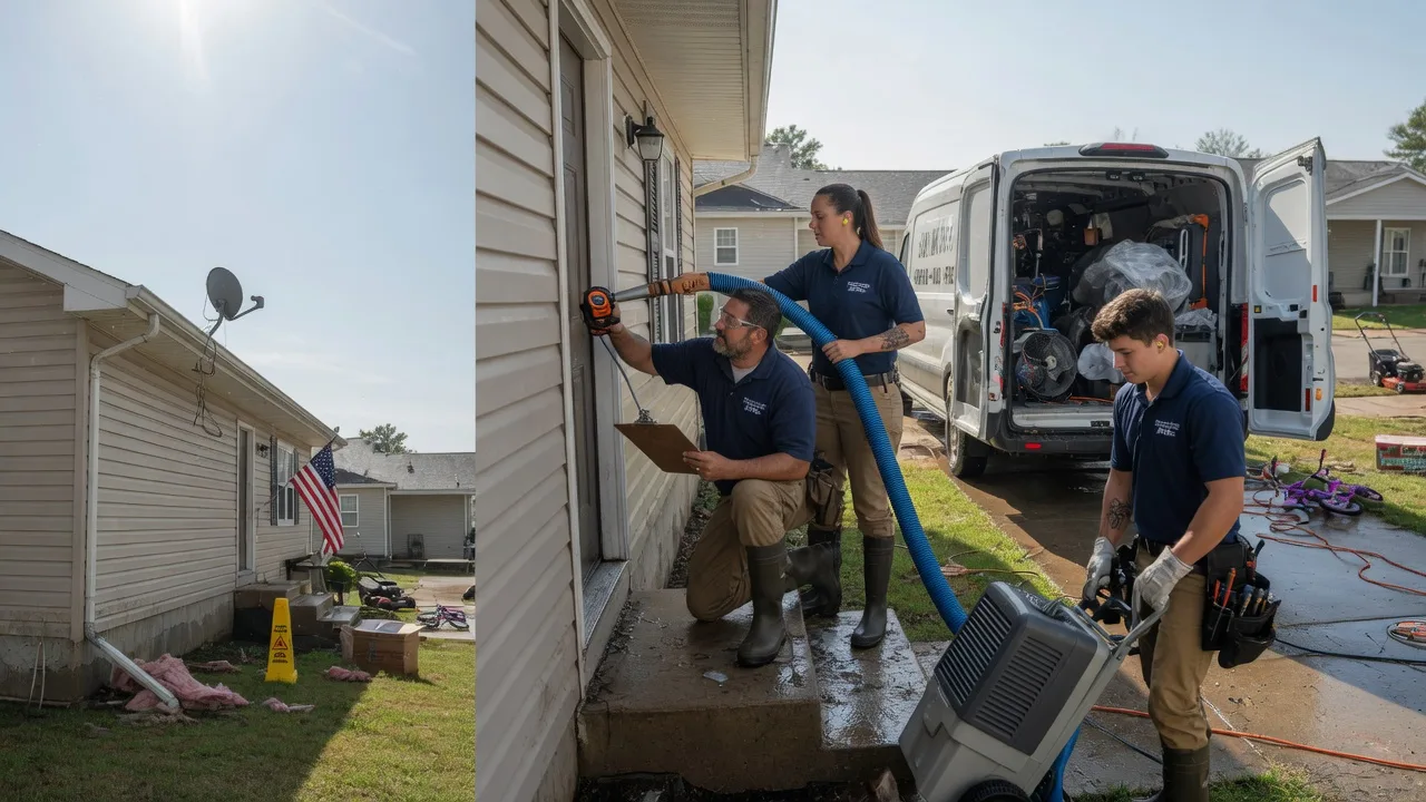 Ceiling Water Damage Restoration in Georgetown, LA near me